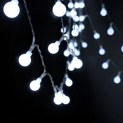 Warmweiße Batterie-LED-Lichterketten - Gemütliche Innendekoration für das Schlafzimmer