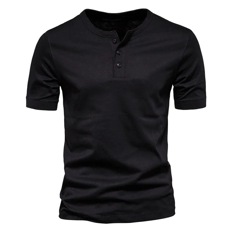 Stylisches Baumwoll-T-Shirt mit Kragen für Männer