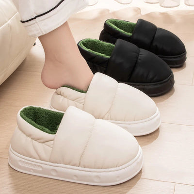 Unisex Hausschuhe Warm Fleece Rutschfest
