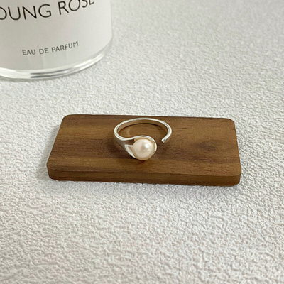 Yongya Silberring mit natürlicher Perle