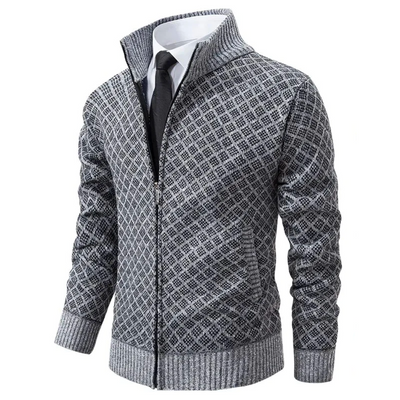 Jacke Fleece-Strickpullover