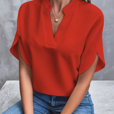 Lesly - Stilvolle Bluse mit V-Ausschnitt für Damen