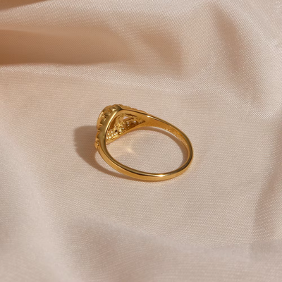 Vintage Prinzenring mit einer natürlichen Perle