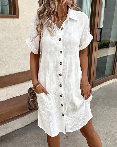 Dunya - belted polo dress
