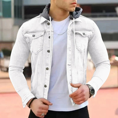 RAYANE - Denim-Shirt mit Kapuze