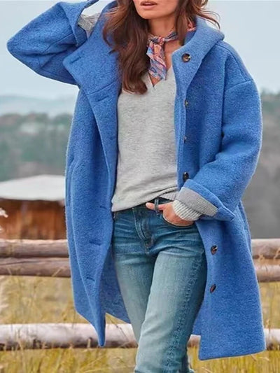Entspannte Fleecejacke mit flauschigem Fell