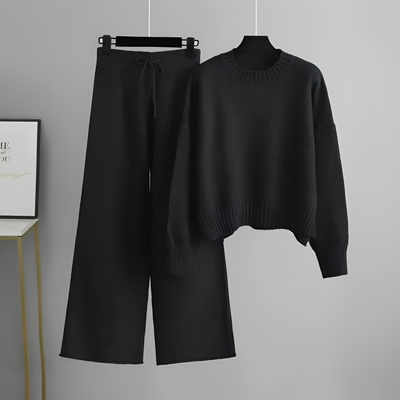 Modische Pullover- und Hosensets für Frauen
