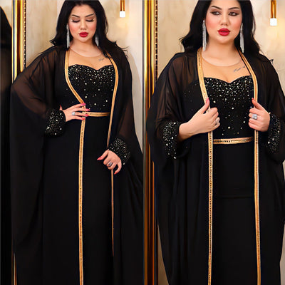 Rose – Traditionelles Afrikanisches Kleid mit Beadings