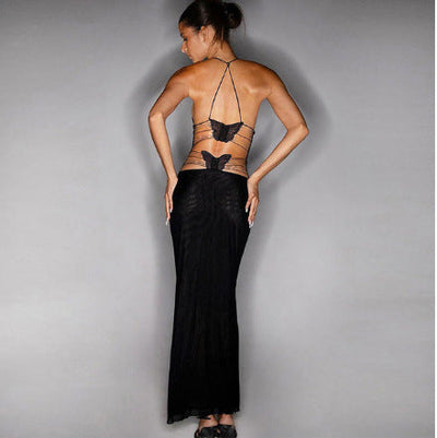 Phoebe – Sexy Slim Kleid mit floralem Druck und Spaghetti-Trägern