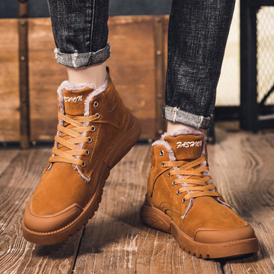 Spencer – Warme Herrenstiefeletten mit Plüschfutter
