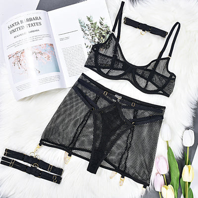 Catherine – Sexy Netz Dessous Set