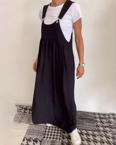 CAMILLE | Fluider ärmelloser Casual-Chic Kleid