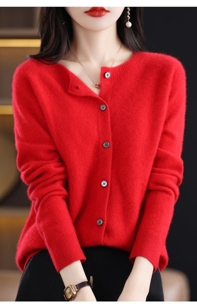 Emily – Merino Wollcardigan mit Kaschmir