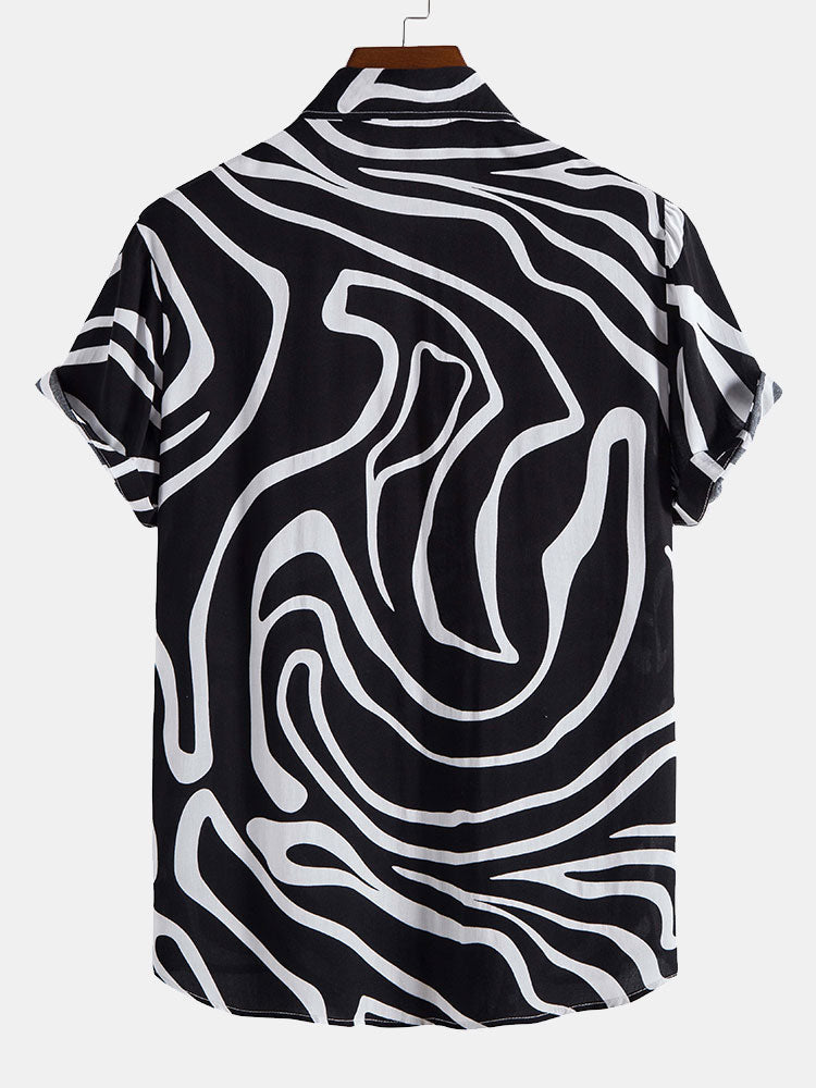 Shirt mit Wirbeldruck