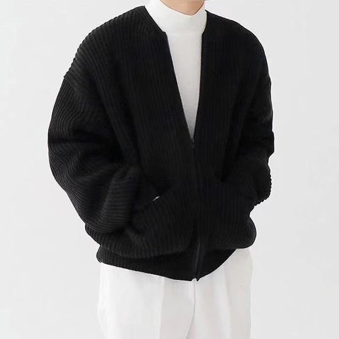 Herren Strickjacke mit schmaler Passform
