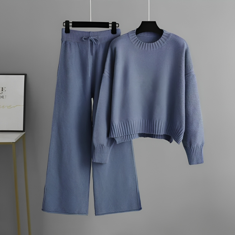 Modische Pullover- und Hosensets für Frauen