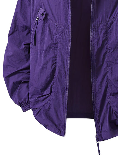 Lucan | Wasserdichter Outdoor-Windbreaker mit verstellbarer Kapuze