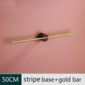 Streifenbasis gold groß