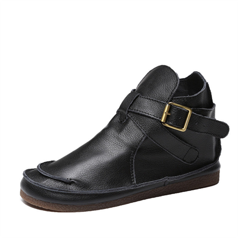 Jennifer – Retro Martin Stiefel aus veganem Leder