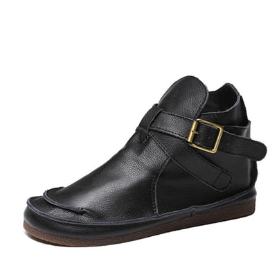 Jennifer – Retro Martin Stiefel aus veganem Leder