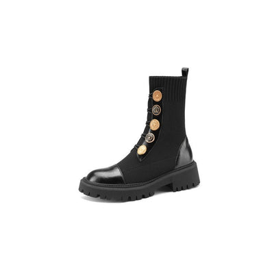 Leah – Dicksohlige Martin Stiefel für Damen in Braun