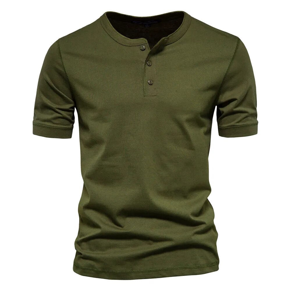 Stylisches Baumwoll-T-Shirt mit Kragen für Männer