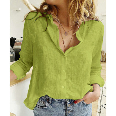 Natalie – Lässiger Button-Down Cardigan mit langen Ärmeln