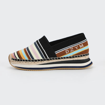 Nicole – Modische Damen-Schuhe aus Baumwolle und Leinen im koreanischen Stil
