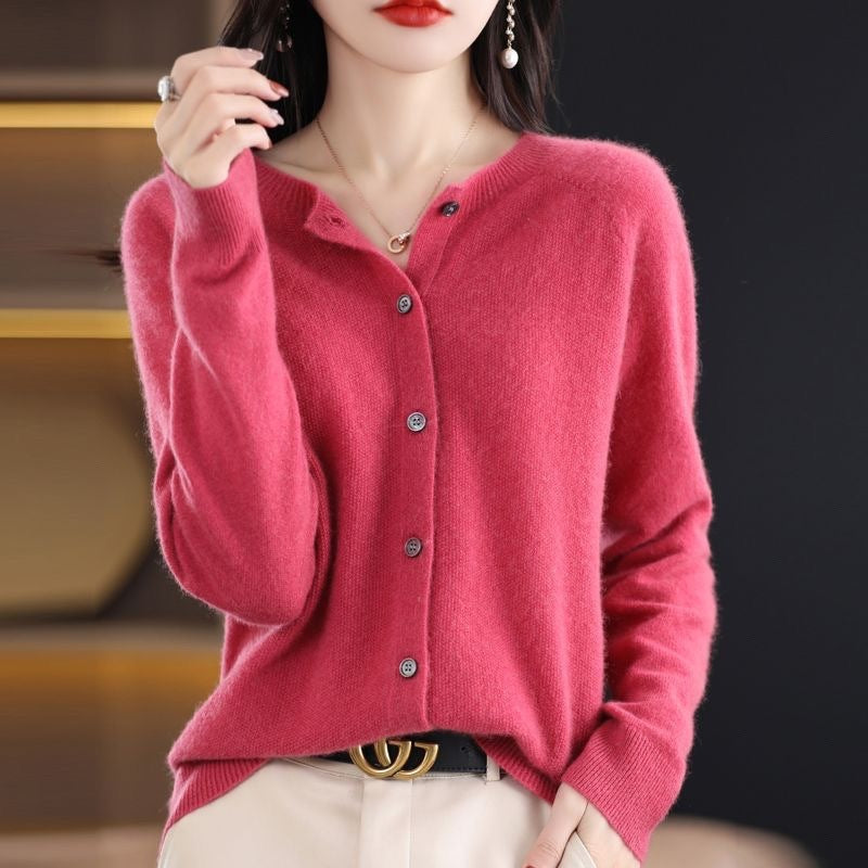 Emily – Merino Wollcardigan mit Kaschmir