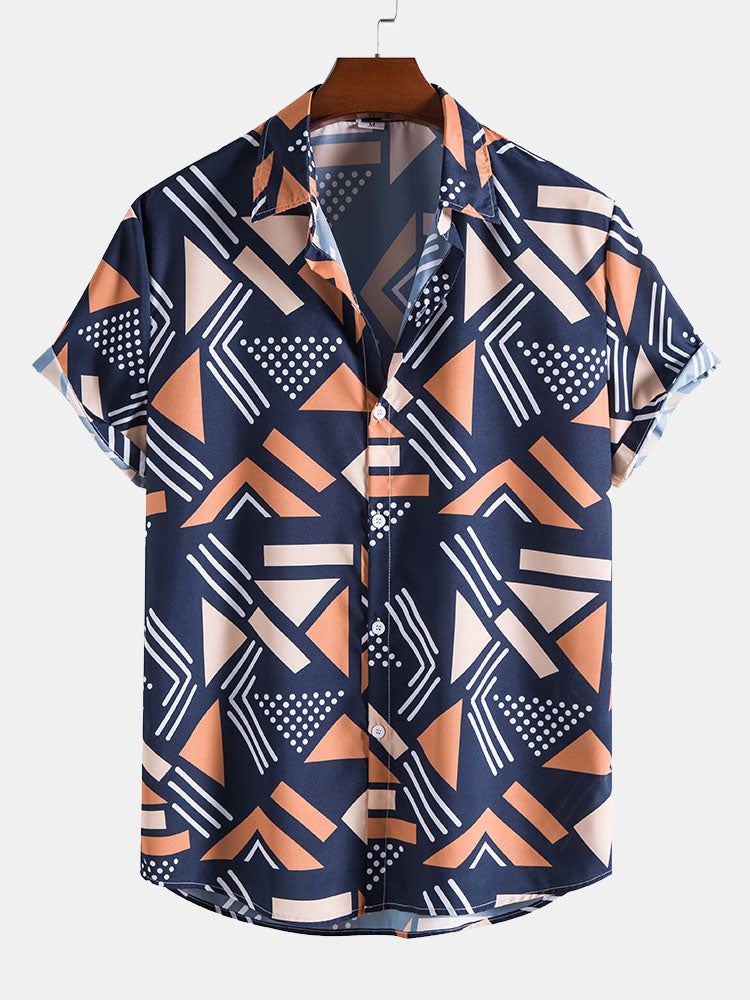 Shirt mit geometrischem Druck