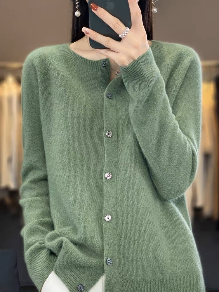 Emily – Merino Wollcardigan mit Kaschmir