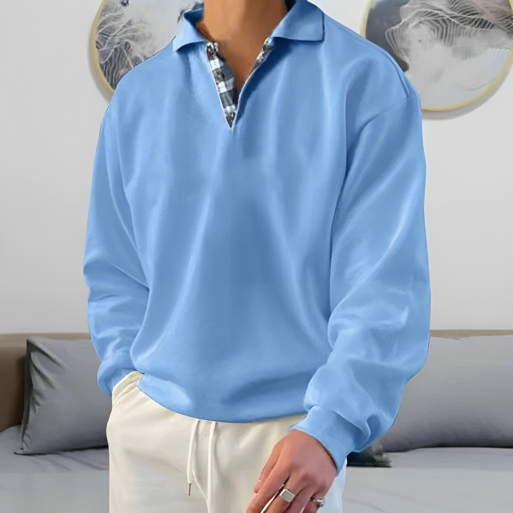 Lässiger Herren-Polopullover