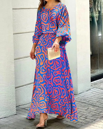 Herlyn - Loose dress with round neckline