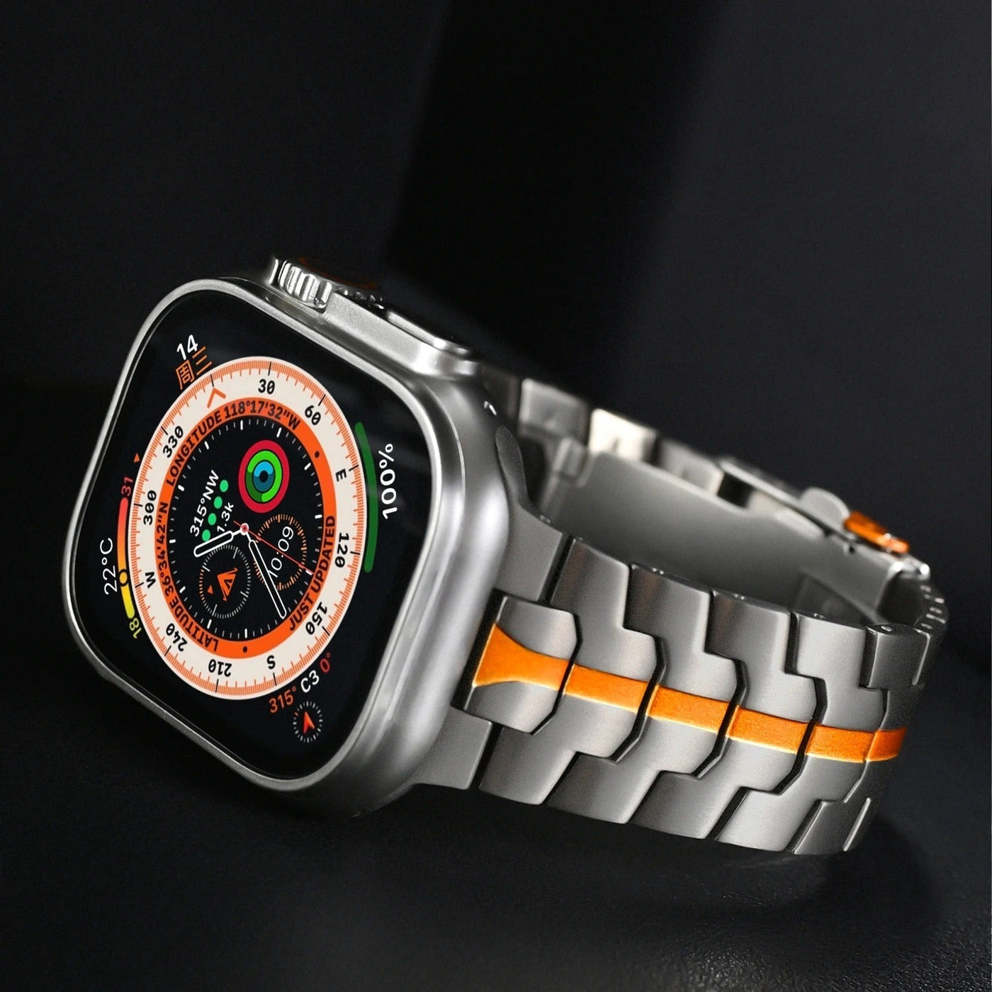 Keith Lane | Luxuriöses Titan-Armband für die Apple Watch