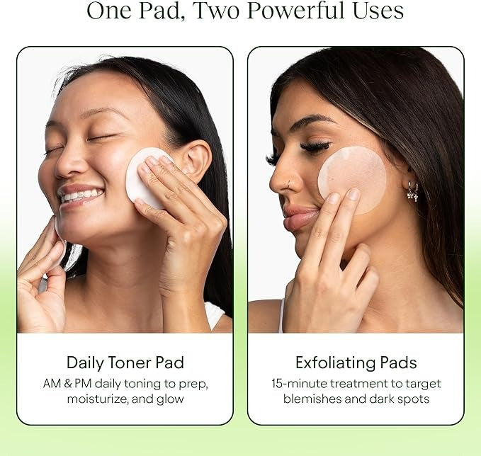 Anti-Aging Pads | Faltenreduzierung & Hautstraffung | Mit Niacinamid & Peptiden | 60 Stück