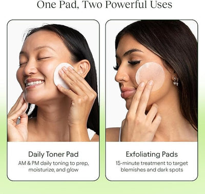Anti-Aging Pads | Faltenreduzierung & Hautstraffung | Mit Niacinamid & Peptiden | 60 Stück
