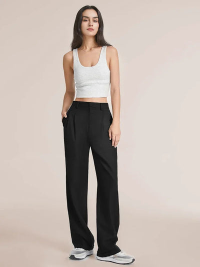 Maßgeschneiderte Hose mit weitem Bein