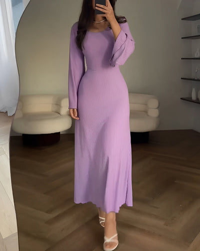 Gabriella - Elegant knitted long dress