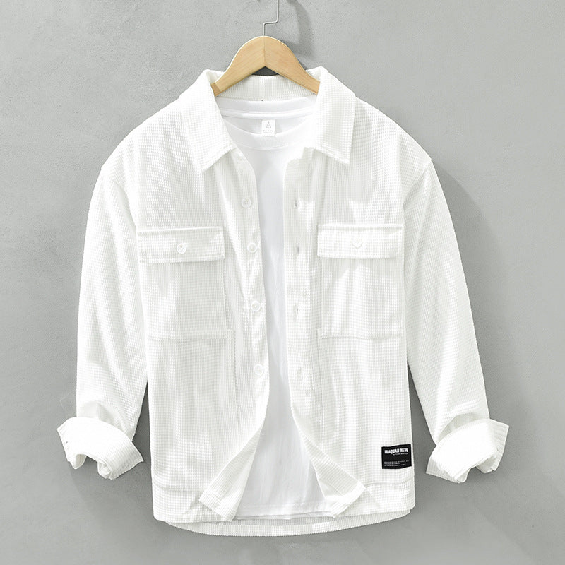 Rowan – Langärmliges Waffelshirt im japanischen Stil