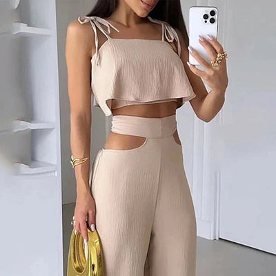 Sophie – Eleganter Damenanzug mit Hollow-Out-Design