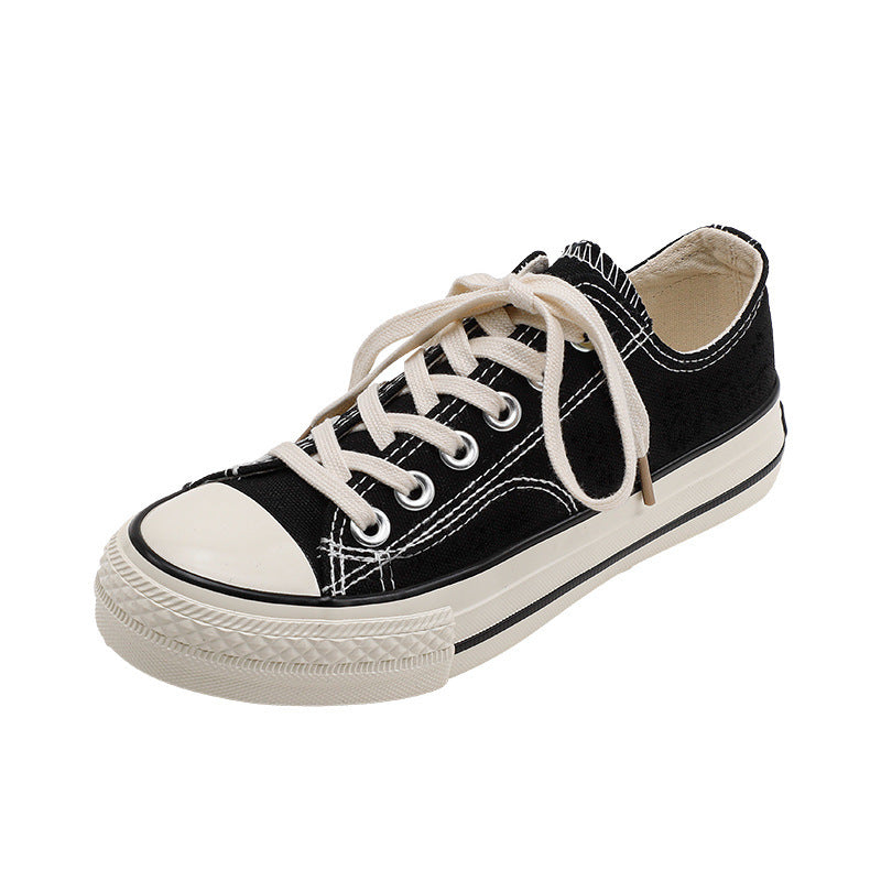 Carol – Niedrige Canvas-Schuhe im 1970er-Stil für Frauen