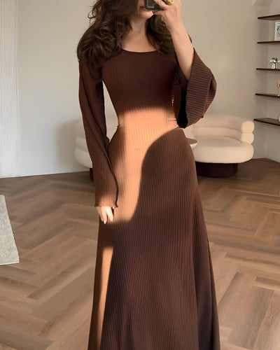 Gabriella - Elegant knitted long dress