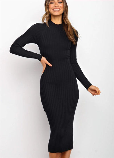 Janet – Elegantes Damenkleid mit Rückenausschnitt und Schleife