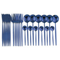 24 Teile Blau