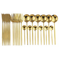 24 Teile Gold