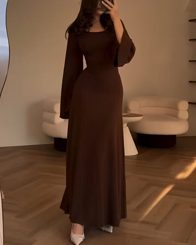 Gabriella - Elegant knitted long dress