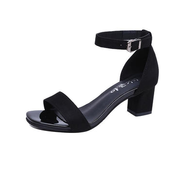 Chelsea – Römische High Heels mit Schnalle