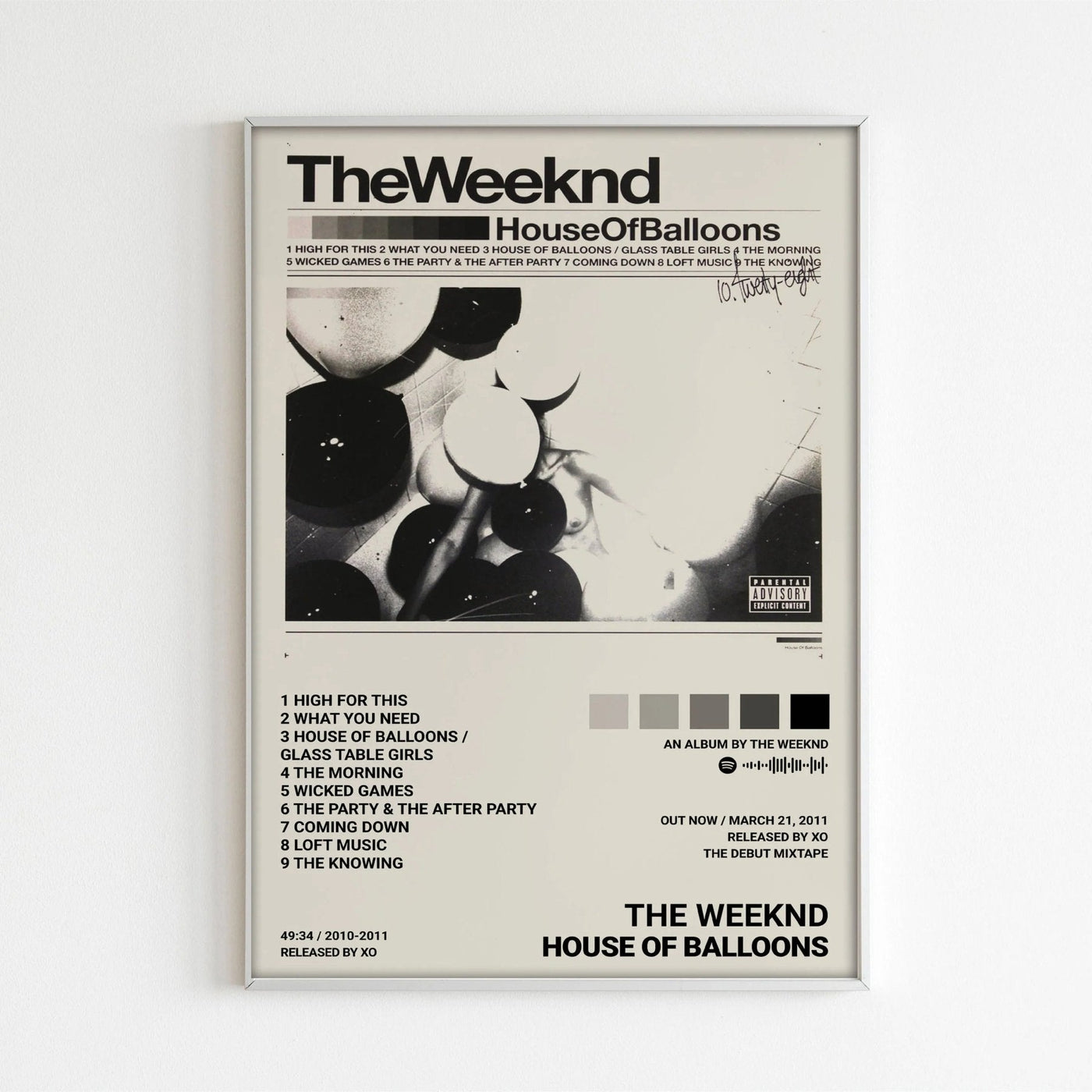 CHARTBREAKER-KOLLEKTION: THE WEEKND | WANDKUNST