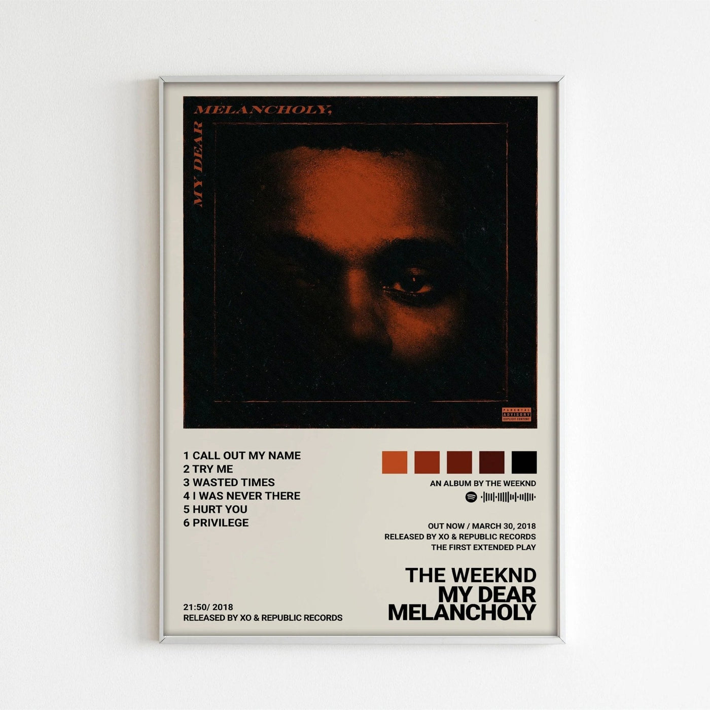 CHARTBREAKER-KOLLEKTION: THE WEEKND | WANDKUNST
