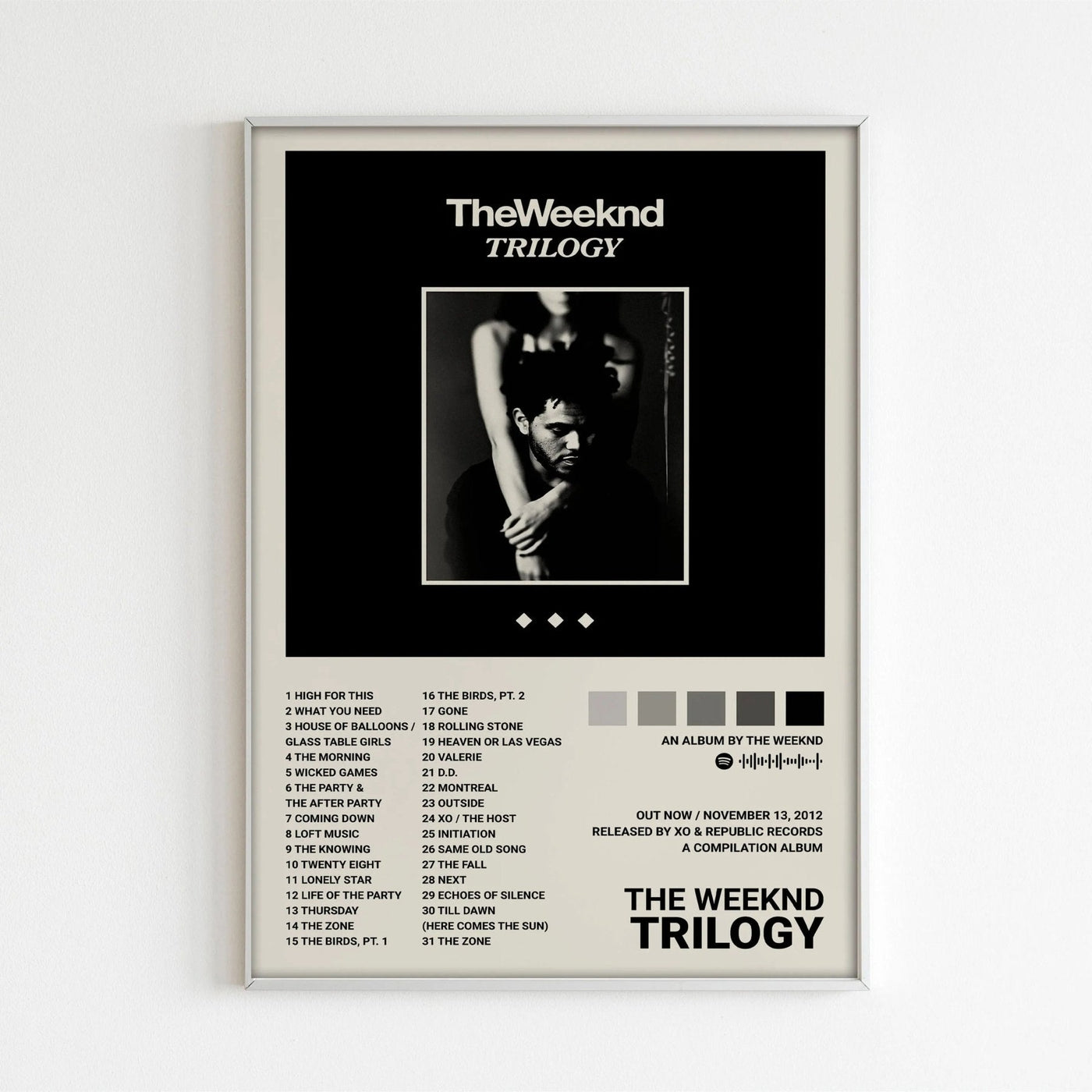 CHARTBREAKER-KOLLEKTION: THE WEEKND | WANDKUNST